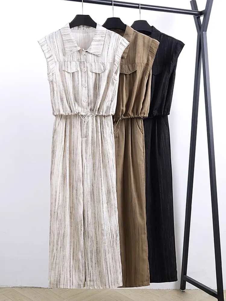 Elegant Fashion Ensemble Women's Summer Commute Sleeveless Wide Leg Pants Two Piece Set Luxury Feelings High End Sensation
Elegant Fashion Ensemble Women's Summer Commute Sleeveless Wide Leg Pants Two Piece Set Luxury Feelings High End Sensation