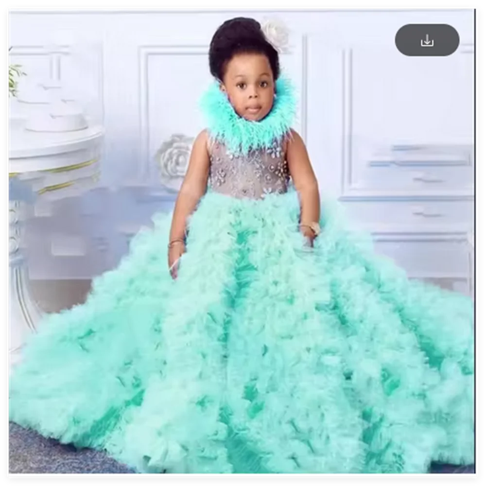 Flower Girl Dresses Satin Tulle Pearls Top Short Sleeve For Wedding Birthday Party Banquet Princess Gowns
Flower Girl Dresses Satin Tulle Pearls Top Short Sleeve For Wedding Birthday Party Banquet Princess Gowns