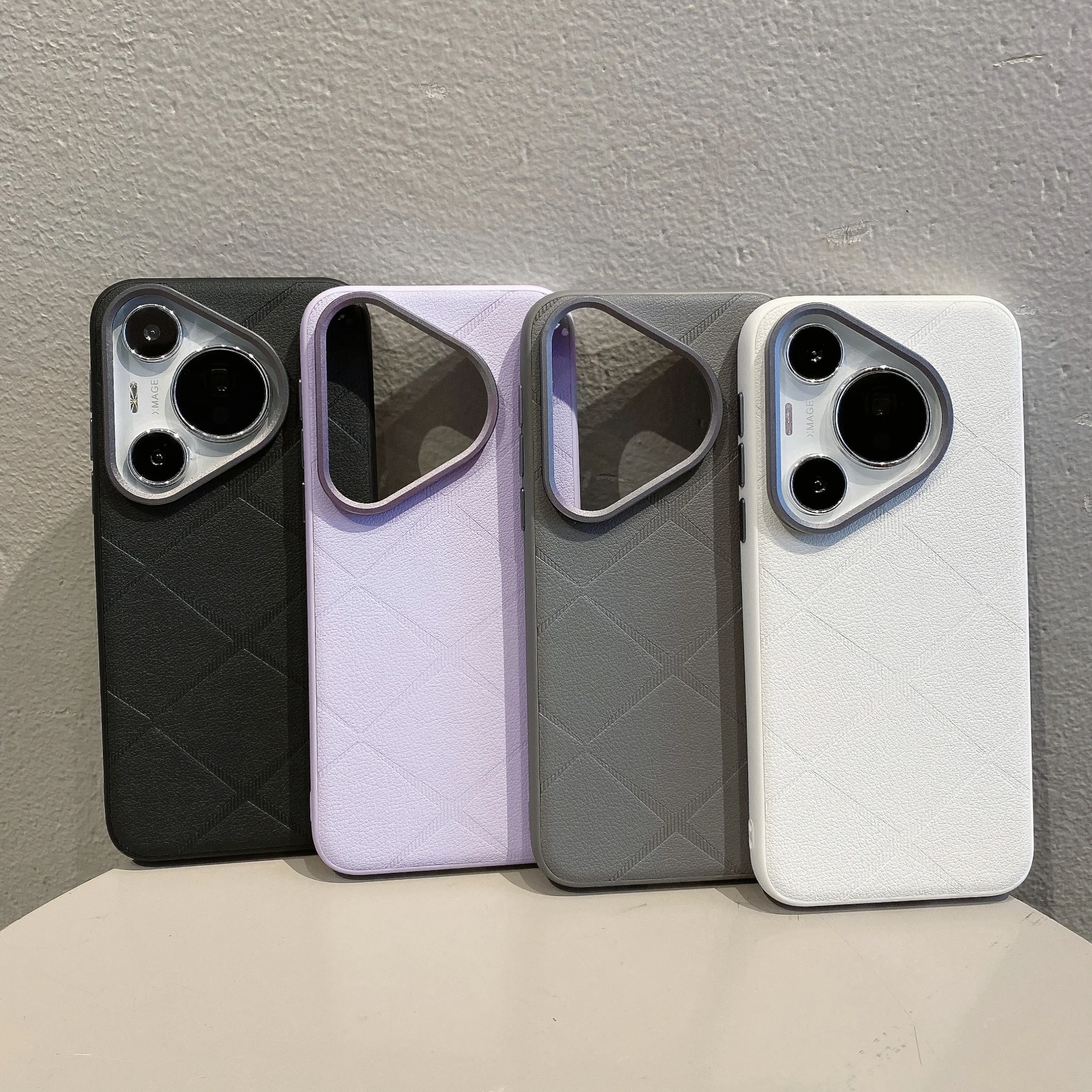 Shockproof Luxury Leather Geometric Hard Case For Huawei Pura 70 Pro 70 Ultra, Slim Metal Camera TPU Edge PC Phone Cover Funda
Shockproof Luxury Leather Geometric Hard Case For Huawei Pura 70 Pro 70 Ultra, Slim Metal Camera TPU Edge PC Phone Cover Funda
