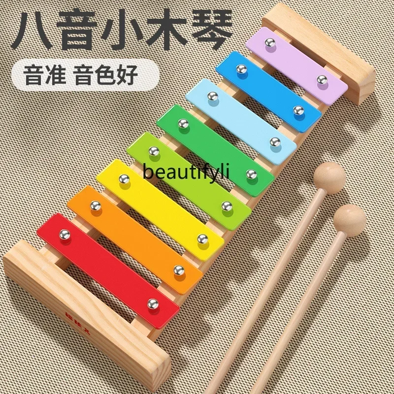 Wooden eight-tone piano Children's steel sheet percussion percussion instrument, music toy xylophone
Wooden eight-tone piano Children's steel sheet percussion percussion instrument, music toy xylophone