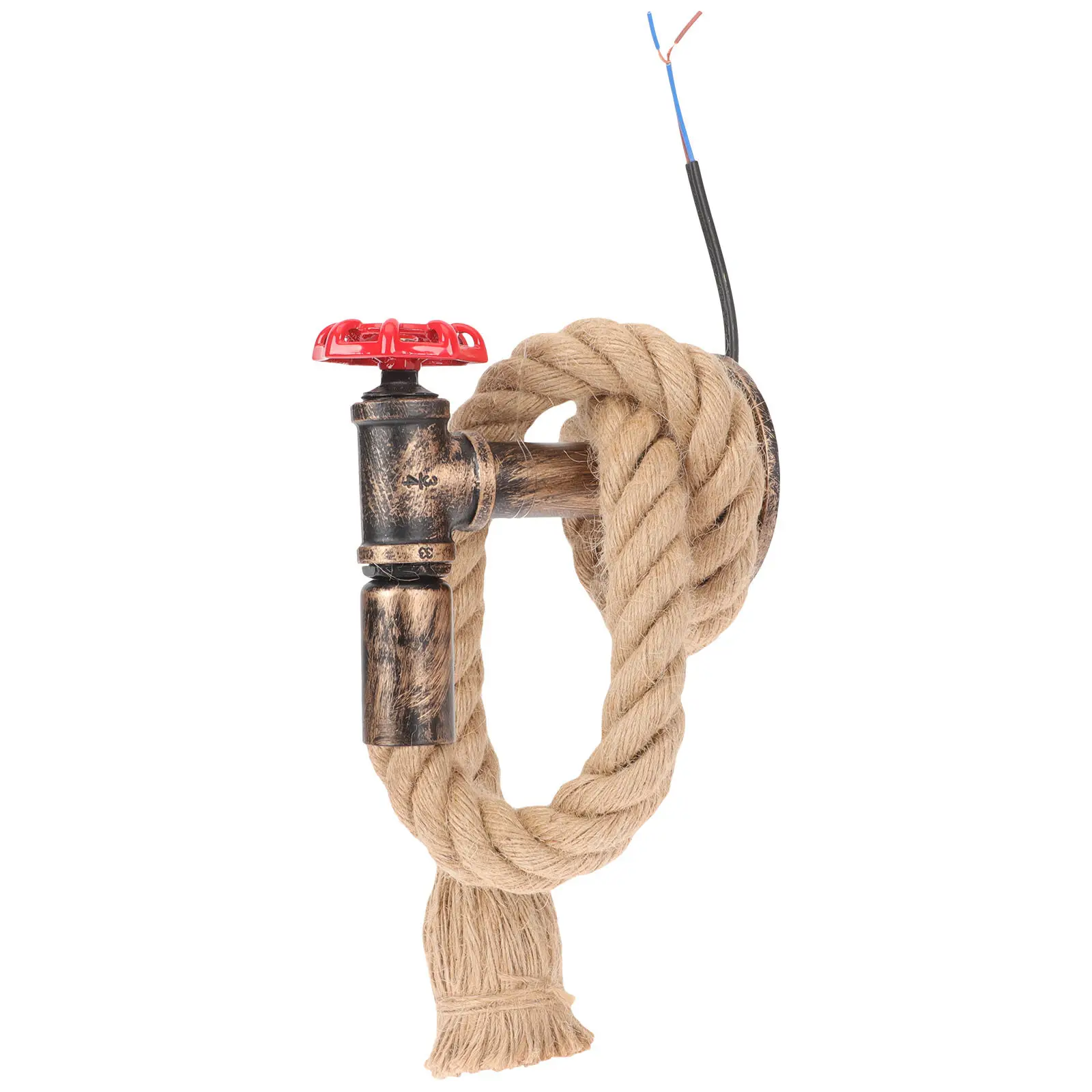 Compact Industrial Hemp Rope Wall Light Holder Creative Vintage Wall Lamp Pendant Rope Light Base for Home Decor
Compact Industrial Hemp Rope Wall Light Holder Creative Vintage Wall Lamp Pendant Rope Light Base for Home Decor