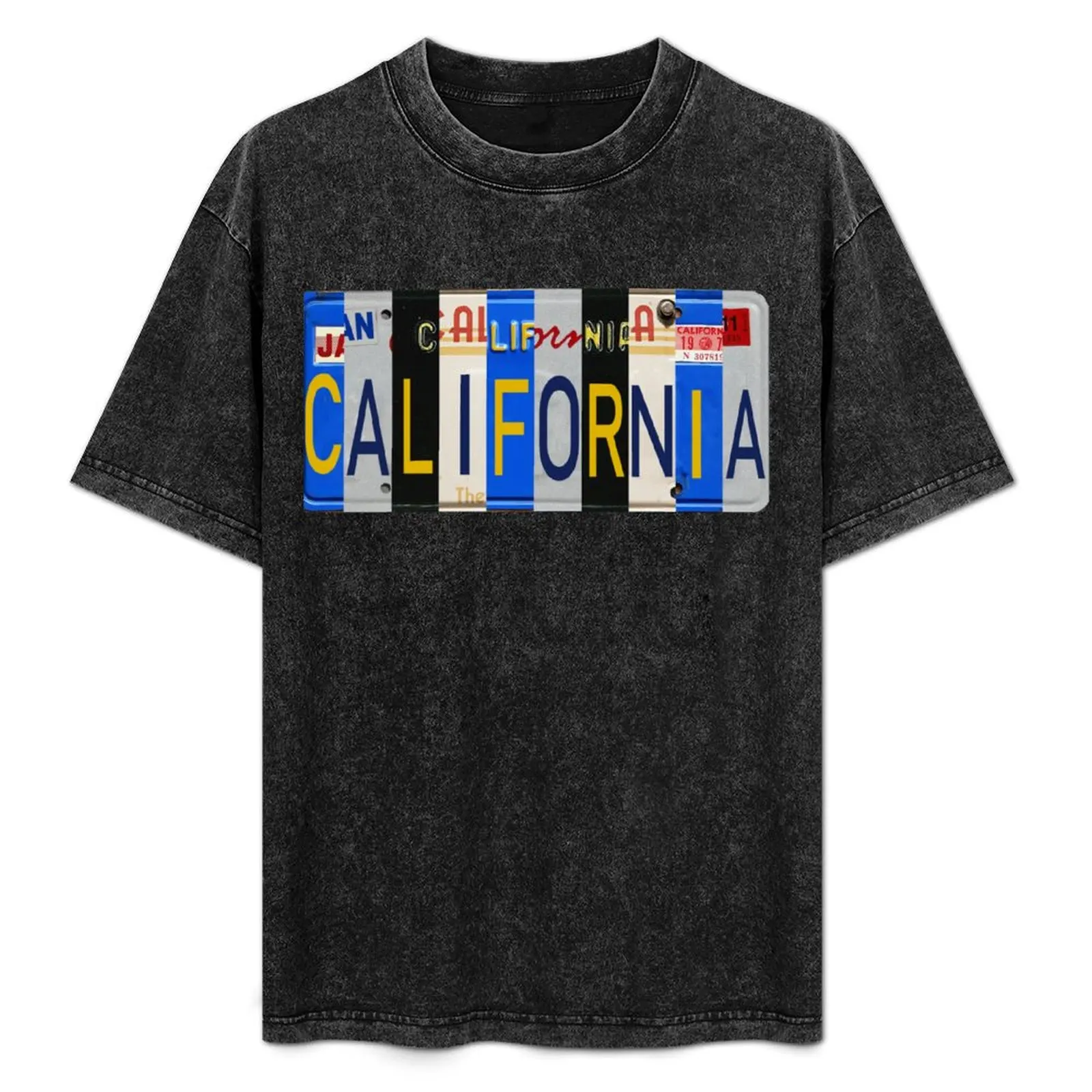 California License Plates T-Shirt Work Basic Short Sleeve Top
California License Plates T-Shirt Work Basic Short Sleeve Top