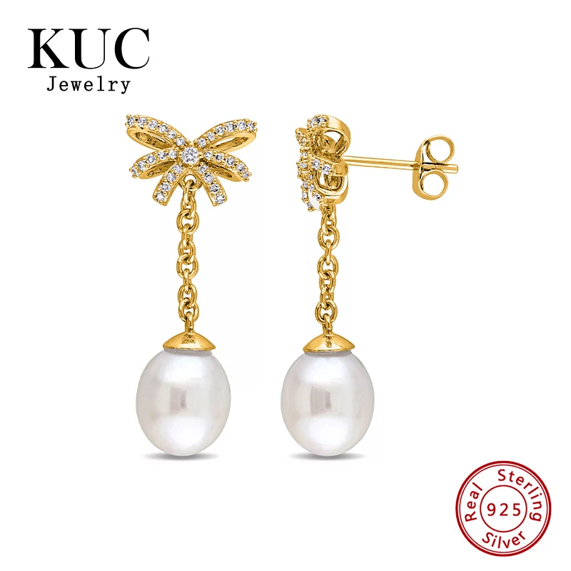 2026 Valentine's Day Gift Trendy Zircon Bowknot Stud Earring Women 925 Sterling Silver Freshwater Pearl Drop Earrings
2026 Valentine's Day Gift Trendy Zircon Bowknot Stud Earring Women 925 Sterling Silver Freshwater Pearl Drop Earrings