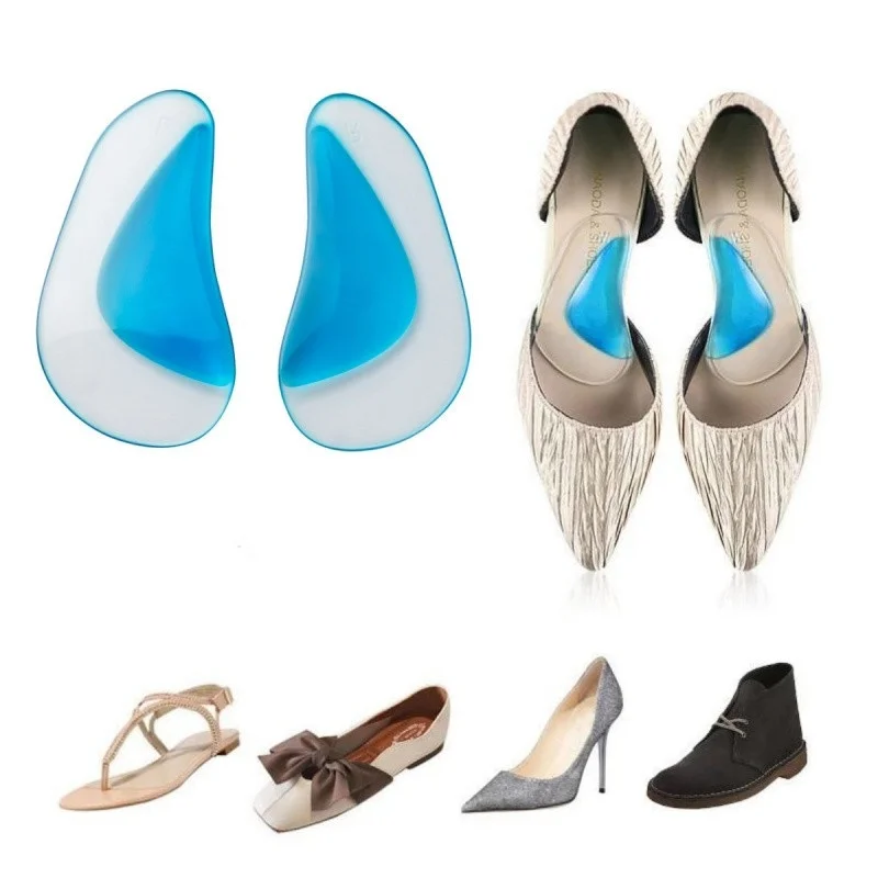 1Pair Professional Arch Orthotic Support Insole Foot Plate Flatfoot Corrector Shoe Cushion Foot Care Insert Insoles Silicone Gel
1Pair Professional Arch Orthotic Support Insole Foot Plate Flatfoot Corrector Shoe Cushion Foot Care Insert Insoles Silicone Gel