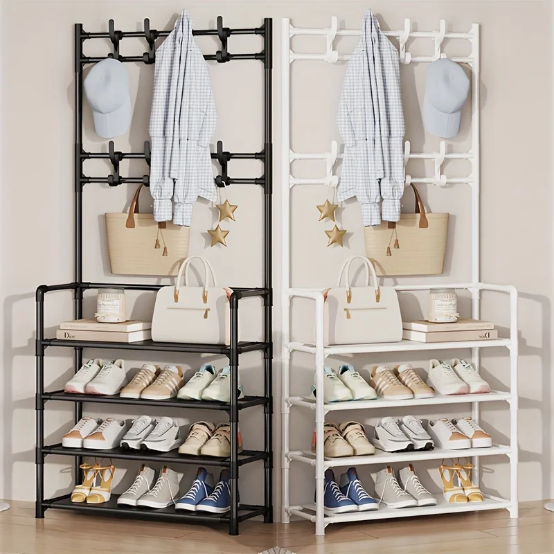 1pc Floor Standing Shoe Hat Rack, Household Shoe Storage Rack, Multi-layer Large Capacity,Combined Multifunctional Shoe Rack
1pc Floor Standing Shoe Hat Rack, Household Shoe Storage Rack, Multi-layer Large Capacity,Combined Multifunctional Shoe Rack