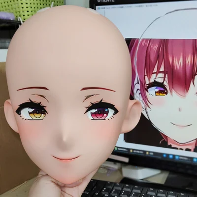 (GLb022)Customize Character Female Girl Resin Half Head Crossdress Cosplay Japanese Anime Role Kigurumi Mask With Eyes And Wig
(GLb022)Customize Character Female Girl Resin Half Head Crossdress Cosplay Japanese Anime Role Kigurumi Mask With Eyes And Wig