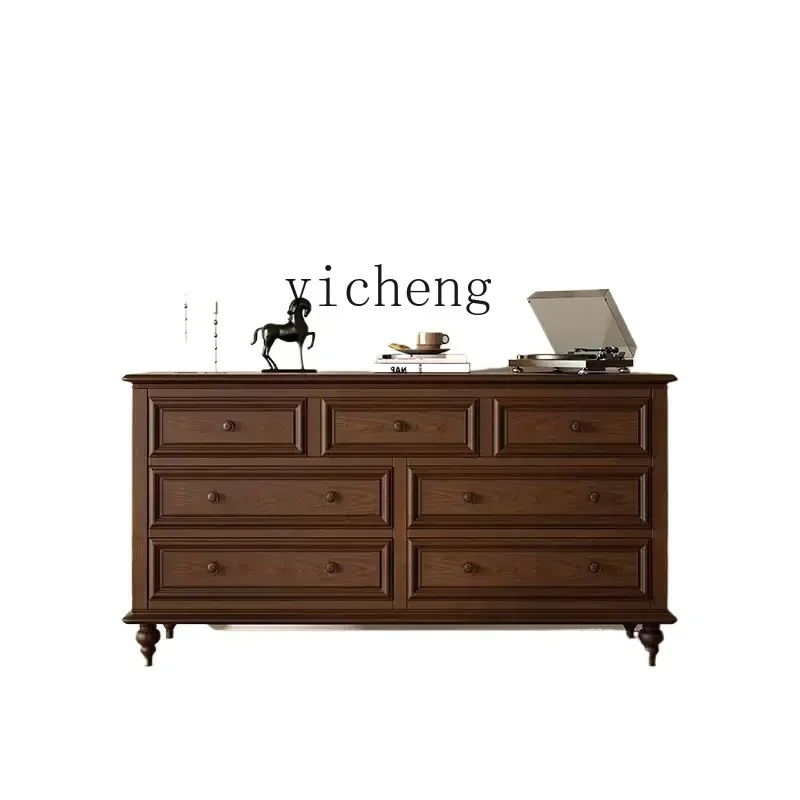 XL American country retro solid wood seven chest cabinet bedroom bedside cabinet storage cabinet
XL American country retro solid wood seven chest cabinet bedroom bedside cabinet storage cabinet