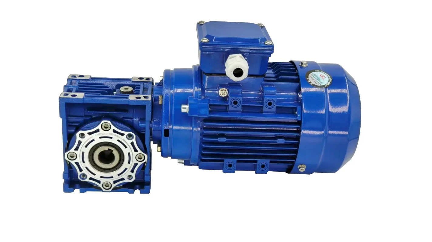 NMRV150 Worm Geared Reducer Gearbox with 2.2~15kw Motor Cost-effective Gearbox and Motor High-quality Combination
NMRV150 Worm Geared Reducer Gearbox with 2.2~15kw Motor Cost-effective Gearbox and Motor High-quality Combination
