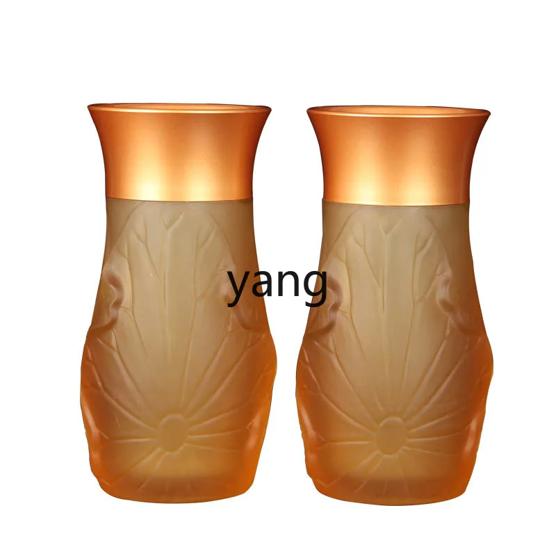LMM pure copper glazed vase, Guanyin bottle, Zen offering flower arrangement water bottle in front of Buddha
LMM pure copper glazed vase, Guanyin bottle, Zen offering flower arrangement water bottle in front of Buddha