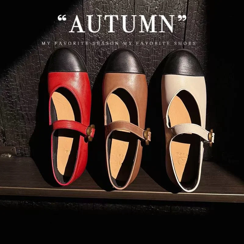 2026 new spring summer women pumps natural leather plus size 22-25cm cowhide+sheepskin mixed color buckle mary janes women shoes
2026 new spring summer women pumps natural leather plus size 22-25cm cowhide+sheepskin mixed color buckle mary janes women shoes