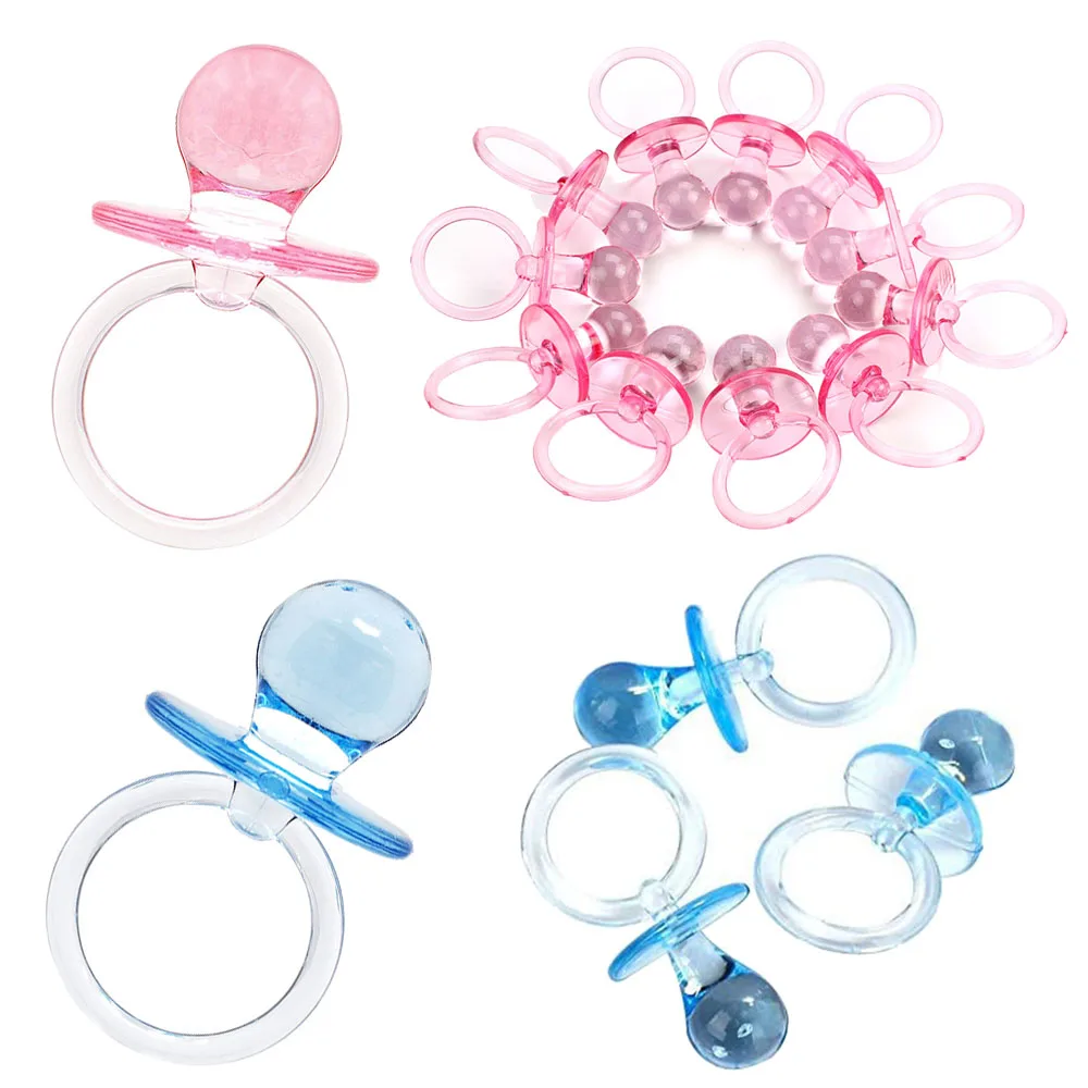 Baby Shower Plastic Pacifiers Blue and Pink Acrylic Pacifiers for Baby Shower Party Decor Game Toy Gender Revealed Party Favors
Baby Shower Plastic Pacifiers Blue and Pink Acrylic Pacifiers for Baby Shower Party Decor Game Toy Gender Revealed Party Favors
