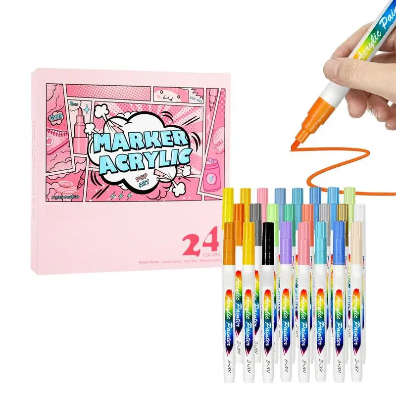 Fine Tip Paint Pens Waterproof Fine Point Paint Pens Fine Tip Paint Markers Acrylic Paint Pens Colored Markers With Storage Box
Fine Tip Paint Pens Waterproof Fine Point Paint Pens Fine Tip Paint Markers Acrylic Paint Pens Colored Markers With Storage Box