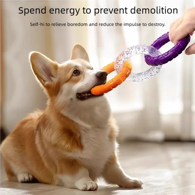 TPR Pull Ring Chew Pet Toy Bite Resistant Durable Molar Teeth Cleaning Easy Clean Interactive Toy For Small Medium Large Dogs
TPR Pull Ring Chew Pet Toy Bite Resistant Durable Molar Teeth Cleaning Easy Clean Interactive Toy For Small Medium Large Dogs