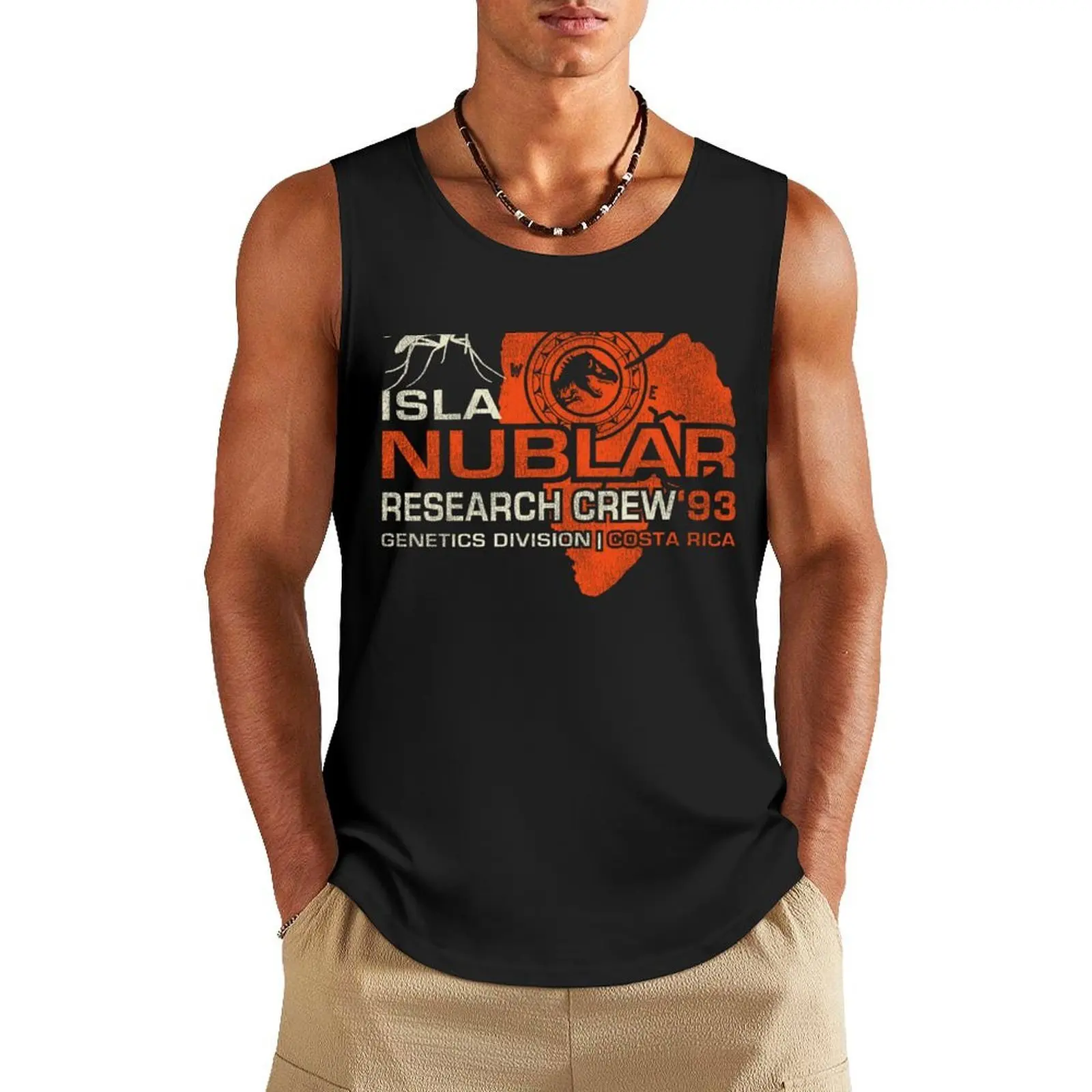 Isla Nublar Research Crew Worn Tank Top t-shirt Men's Men's summer t-shirt Male clothes T-shirt Men's gym
Isla Nublar Research Crew Worn Tank Top t-shirt Men's Men's summer t-shirt Male clothes T-shirt Men's gym