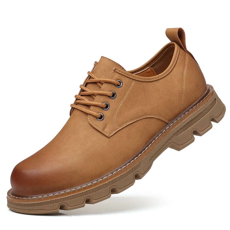 2025 Men's Shoes New Leather Shoes Men Round Head Cargo Shoes Non-slip Men's Fashion Casual Shoes British Tough Man Fashion
2025 Men's Shoes New Leather Shoes Men Round Head Cargo Shoes Non-slip Men's Fashion Casual Shoes British Tough Man Fashion