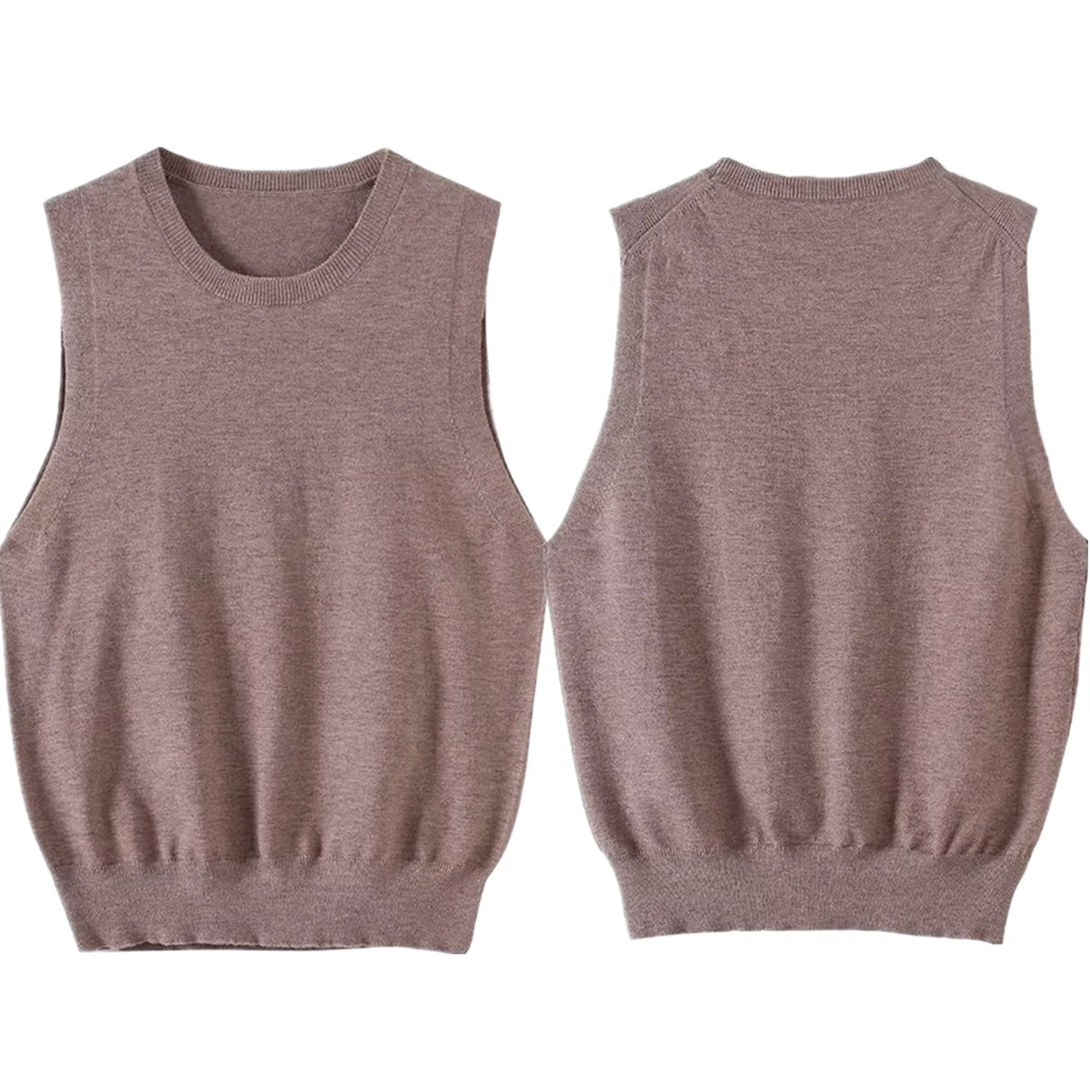 Maxdutti Minimalist Women's Sleeveless Knitted Vest Tank Top French Style Fashionable Elegant Sweater Pullovers Women
Maxdutti Minimalist Women's Sleeveless Knitted Vest Tank Top French Style Fashionable Elegant Sweater Pullovers Women