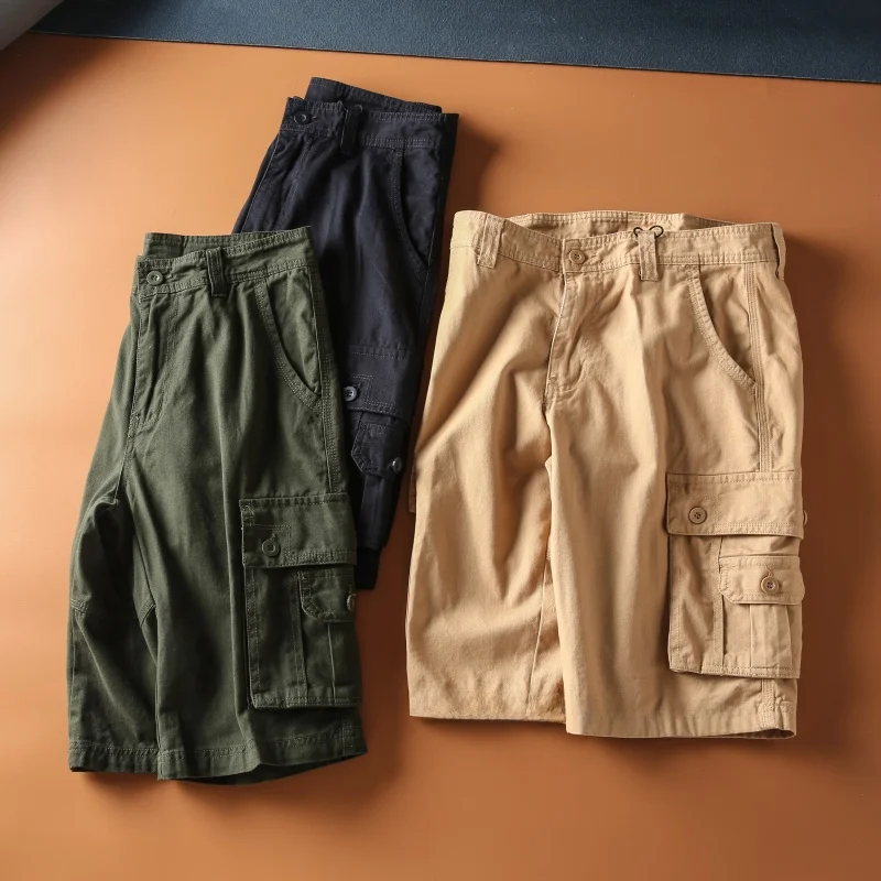 American Retro Men's Cotton Workwear orts Five kets Casual Summer Youth Leisure mid Waist Straight Leg Pants
American Retro Men's Cotton Workwear orts Five kets Casual Summer Youth Leisure mid Waist Straight Leg Pants