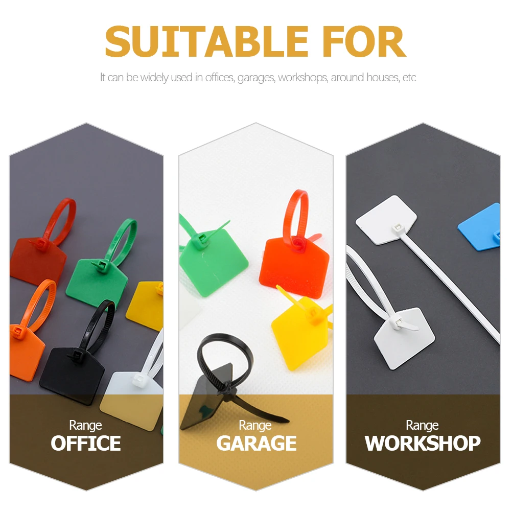 120 Pcs Ties Nylon Cable Zip Tags Labels Cord Small for Wire to Weave with Identification Labeled
120 Pcs Ties Nylon Cable Zip Tags Labels Cord Small for Wire to Weave with Identification Labeled