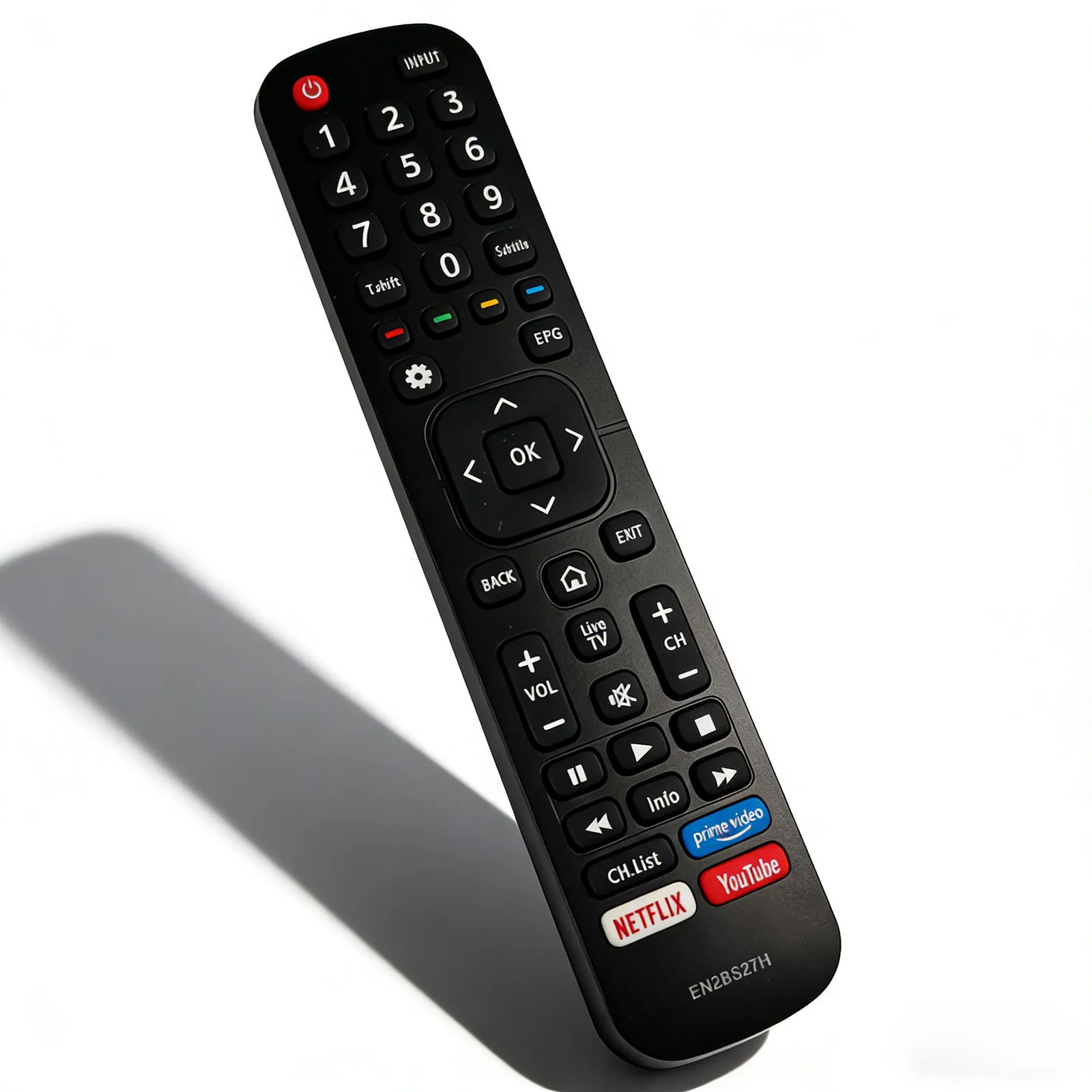 New Replacement Remote Control EN2BS27H compatible with Hisense TV models 50R5, 55R5, 58R5, 65R5 and 65Q8.
New Replacement Remote Control EN2BS27H compatible with Hisense TV models 50R5, 55R5, 58R5, 65R5 and 65Q8.