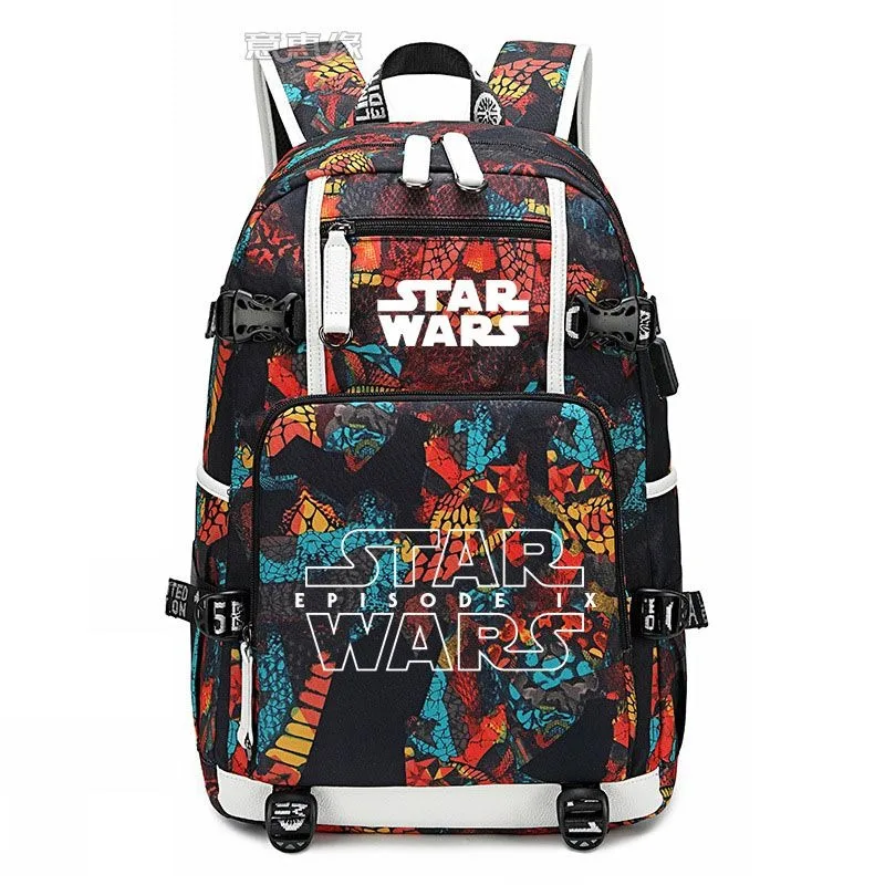 Star Wars anime peripheral student backpack star wars teen casual computer USB charging travel bag creative gift wholesale
Star Wars anime peripheral student backpack star wars teen casual computer USB charging travel bag creative gift wholesale