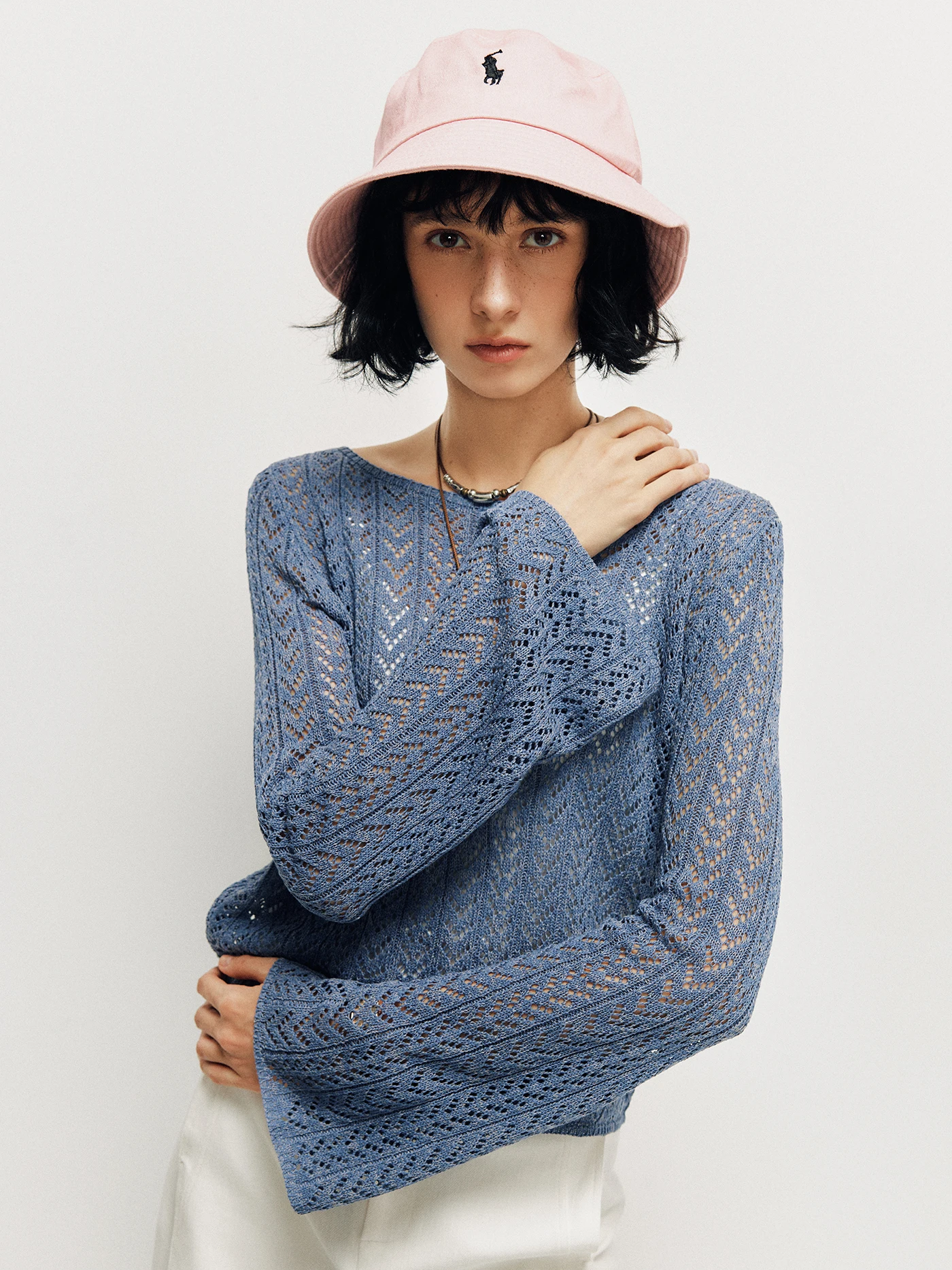 Breathable Cotton Linen Blend Hollow out Knitted Top Comfortable Long Sleeve Simple Style Women's Soft Knitted Hollow out Swe...
Breathable Cotton Linen Blend Hollow out Knitted Top Comfortable Long Sleeve Simple Style Women's Soft Knitted Hollow out Swe...