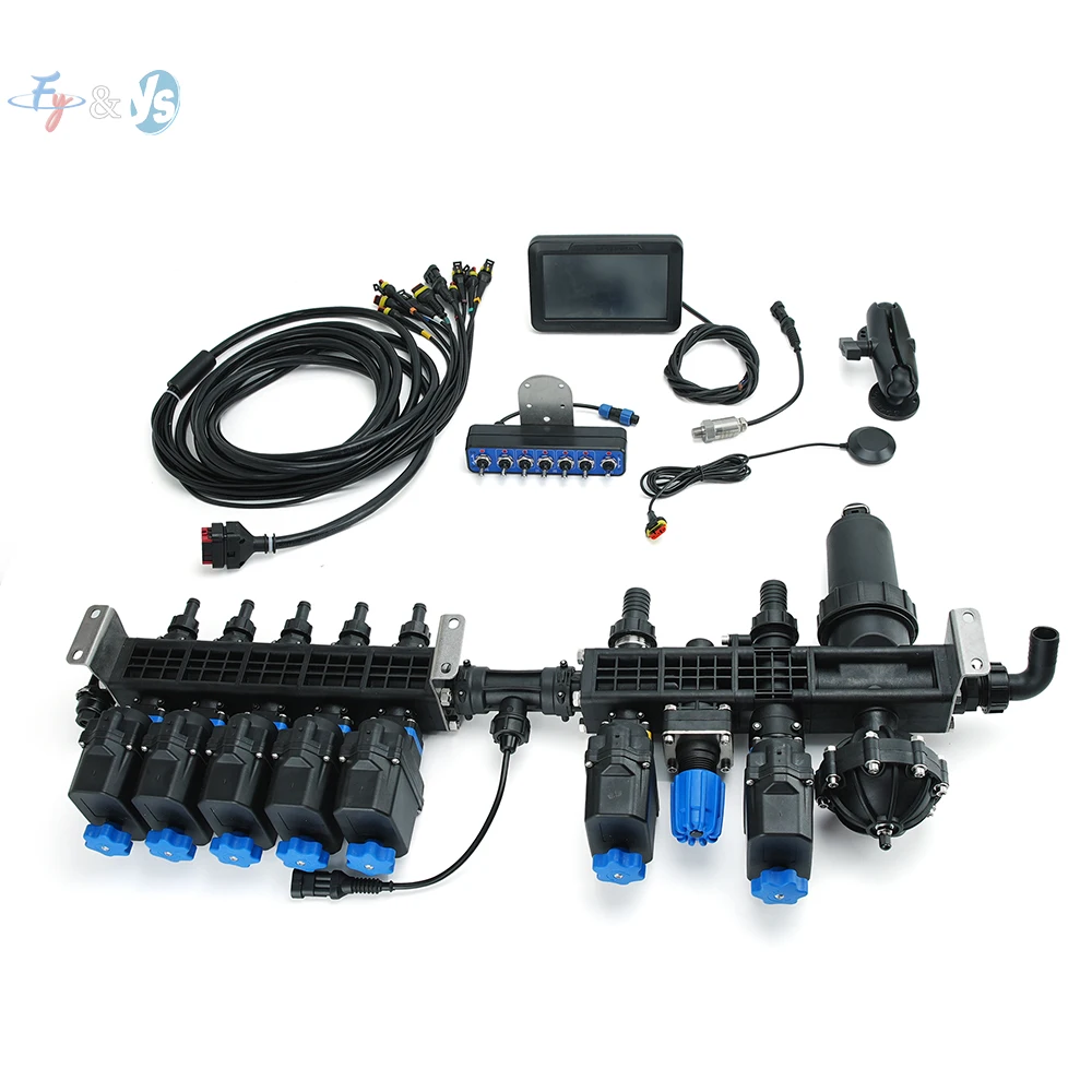 Комплект прецизионного контроля распыления, система прецизионного распыления пестицидов - 5-ходовой клапан, автоматическое регулирование давления для сельского хозяйства
Комплект прецизионного контроля распыления, система прецизионного распыления пестицидов - 5-ходовой клапан, автоматическое регулирование давления для сельского хозяйства