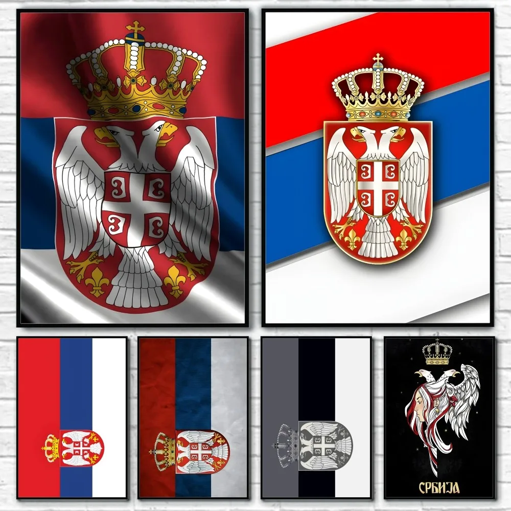 Serbia Flag Map Logo Poster Sticky Wall Art Printing Waterproof Home Living Bed Room Bar Hallway Aesthetic Decor
Serbia Flag Map Logo Poster Sticky Wall Art Printing Waterproof Home Living Bed Room Bar Hallway Aesthetic Decor