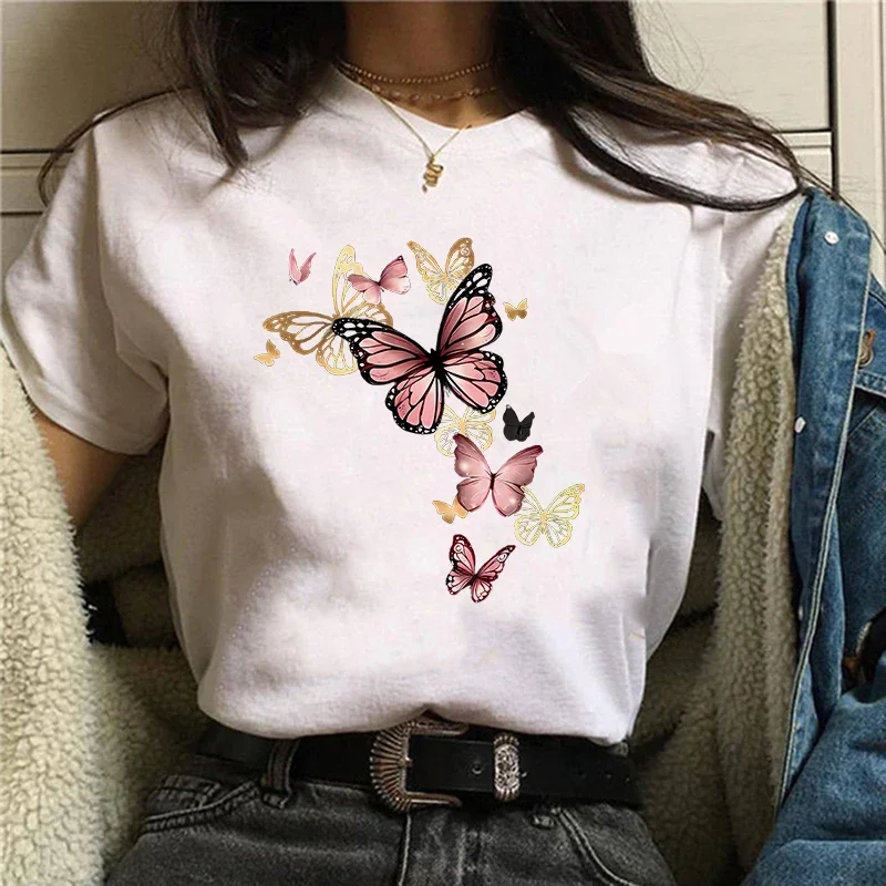 Yellow Butterfly Graphic T-shirt Short Sleeve Crew Casual Summer Spring Women's Clothing Top Tee women clothing
Yellow Butterfly Graphic T-shirt Short Sleeve Crew Casual Summer Spring Women's Clothing Top Tee women clothing