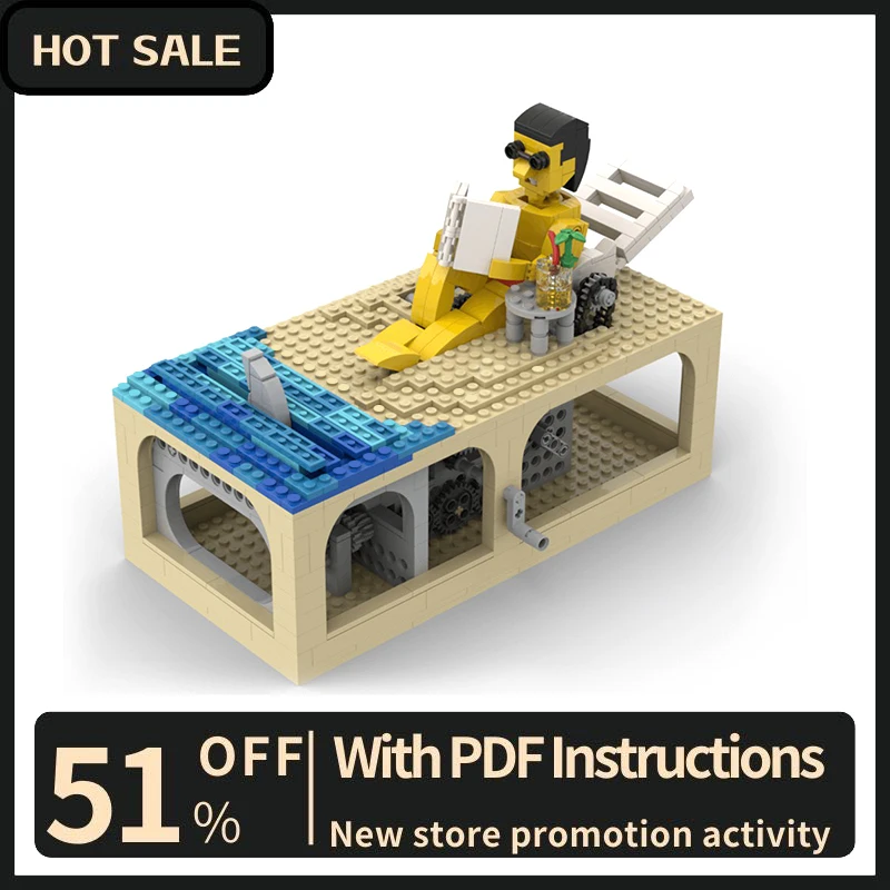 New 841Pcs Hot Funny Moc Modular Beach Reading Book Model Building Blocks Diy Creative Ideas Kids Toys Birthday Christmas Gifts
New 841Pcs Hot Funny Moc Modular Beach Reading Book Model Building Blocks Diy Creative Ideas Kids Toys Birthday Christmas Gifts