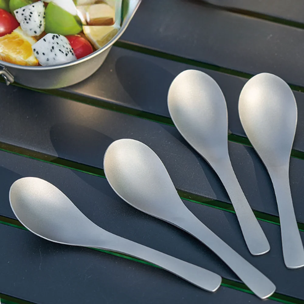 Sterling Silver Earl Spoon - A lightweight and eco-friendly utensil suitable for camping, travel, and outdoor dining
Sterling Silver Earl Spoon - A lightweight and eco-friendly utensil suitable for camping, travel, and outdoor dining
