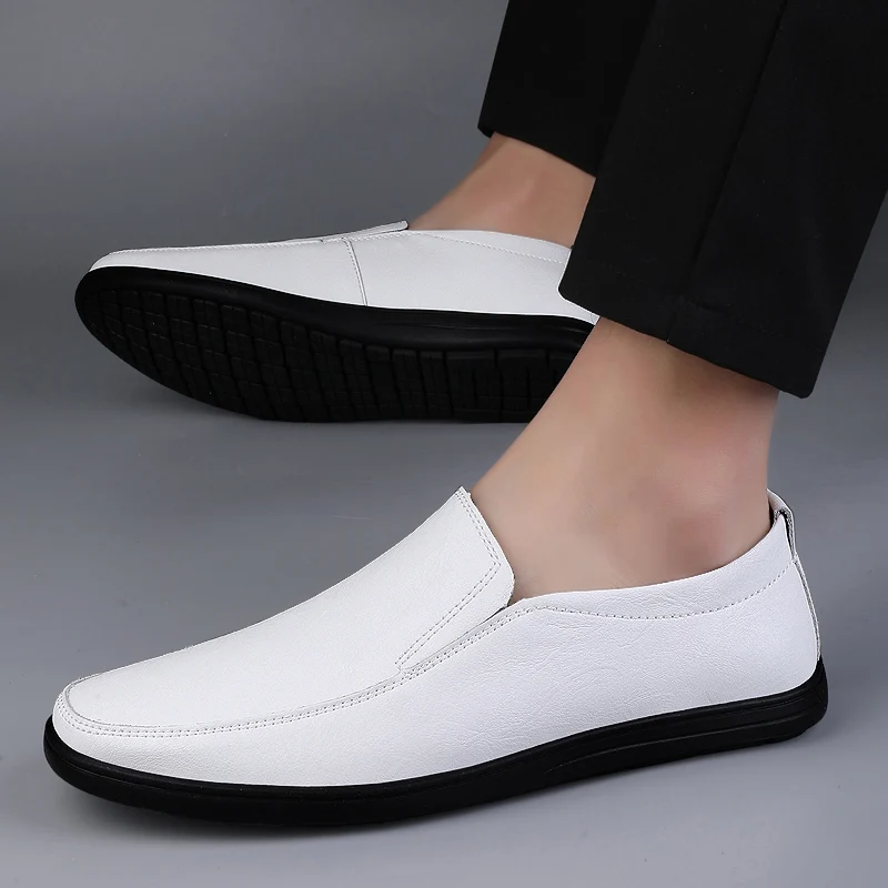 Casual Business Men's Shoes luxury and elegant gentleman style Daily office leisure and party White New lightweight shoes
Casual Business Men's Shoes luxury and elegant gentleman style Daily office leisure and party White New lightweight shoes