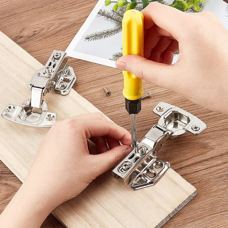2 to 20 Pieces Stainless Steel Soft-Close Cabinet Hinges - Hydraulic Damper Buffer, Quiet Concealed Design with Matching Screws,
2 to 20 Pieces Stainless Steel Soft-Close Cabinet Hinges - Hydraulic Damper Buffer, Quiet Concealed Design with Matching Screws,