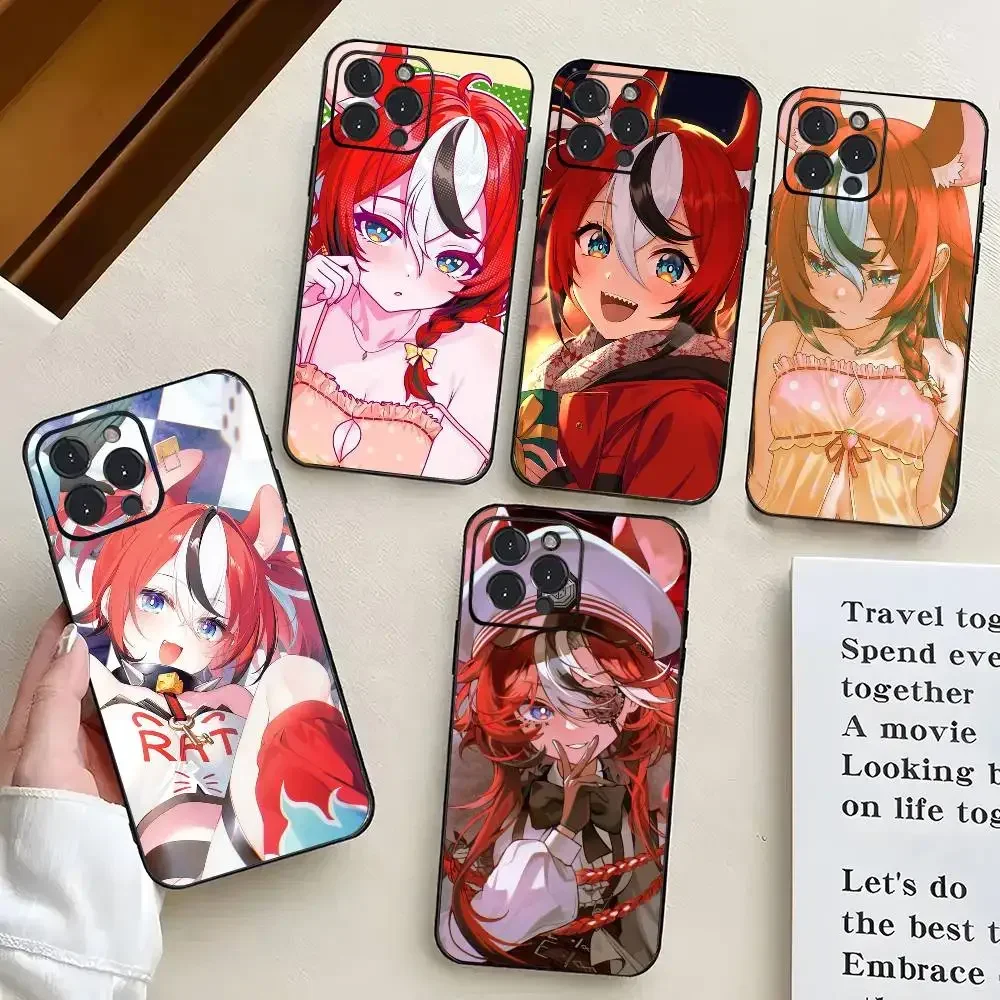 Super Cute Virtual YouTuber Hakos Baelz Anime Girl Phone Case Black Silicone Soft Shell For IPhone 17 16 15 14 Air Pro Max Plus
Super Cute Virtual YouTuber Hakos Baelz Anime Girl Phone Case Black Silicone Soft Shell For IPhone 17 16 15 14 Air Pro Max Plus