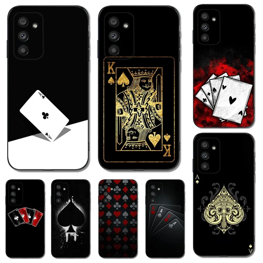Playing Cards Phone Case for SamsungS24,S23,S22,S21,S20 Ultra Pro S10,S30Plus,20 Ultra Black Cover
Playing Cards Phone Case for SamsungS24,S23,S22,S21,S20 Ultra Pro S10,S30Plus,20 Ultra Black Cover