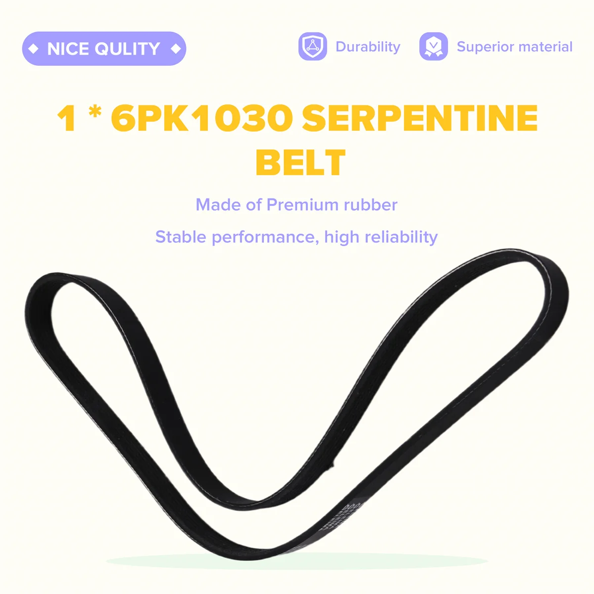 AA85 6PK1030 Serpentine Belt 6Ribs 40.55 Inch Replace Number:5060400 K060400 4060400
AA85 6PK1030 Serpentine Belt 6Ribs 40.55 Inch Replace Number:5060400 K060400 4060400