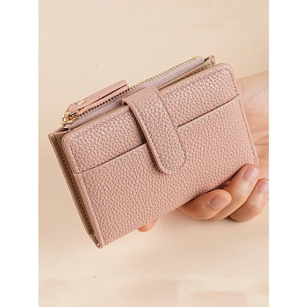 European And American Style Litchi Grain Minimalist Women Wallet High-End Quality Bifold Multi Card Slots Zipper Coin Purse For
European And American Style Litchi Grain Minimalist Women Wallet High-End Quality Bifold Multi Card Slots Zipper Coin Purse For