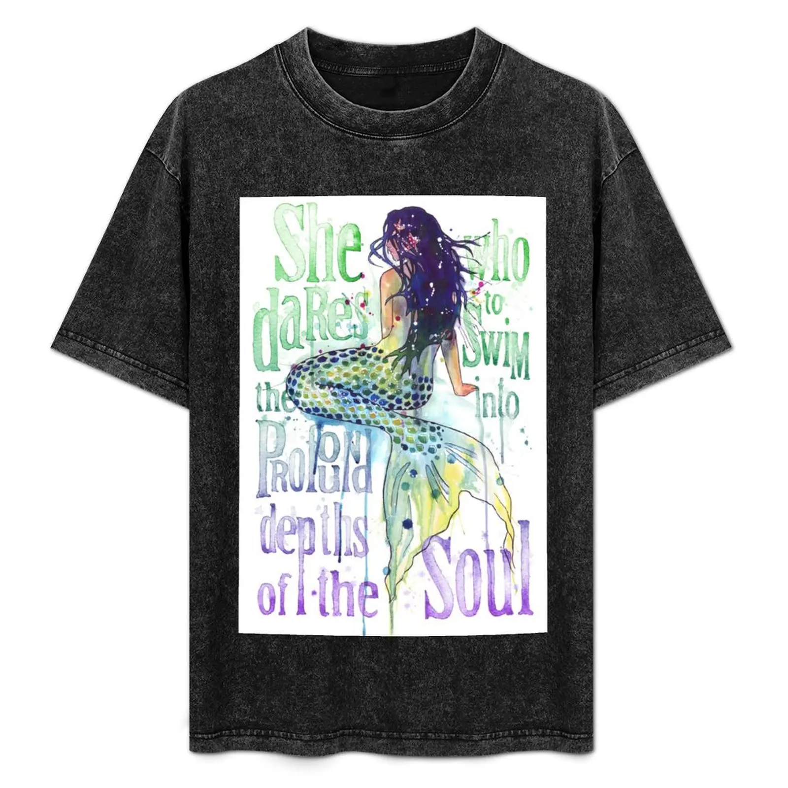 Mermaid : Profound Depths T-Shirt Plus Size Loose Short Sleeve Top
Mermaid : Profound Depths T-Shirt Plus Size Loose Short Sleeve Top