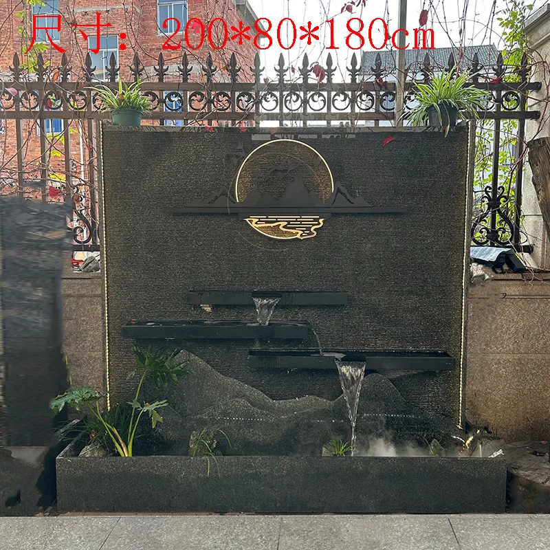 HYS stone water curtain wall water wall screen partition garden courtyard shadow wall double-sided fish pond background
HYS stone water curtain wall water wall screen partition garden courtyard shadow wall double-sided fish pond background