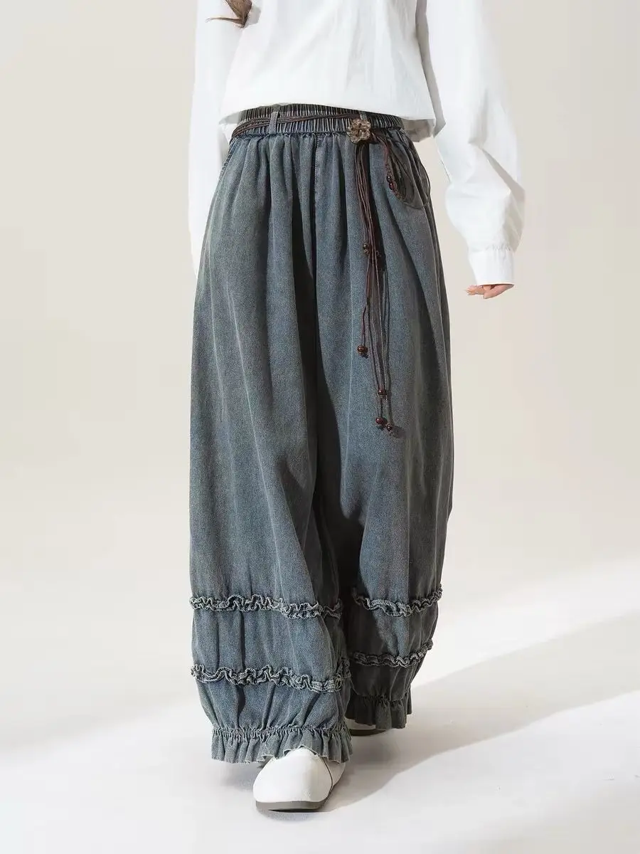 Japanese Retro Solid Color Loose Women Pants Casual Fashion Street Woman Pants Simple Basic Summer New Wide Leg Pants Female
Japanese Retro Solid Color Loose Women Pants Casual Fashion Street Woman Pants Simple Basic Summer New Wide Leg Pants Female