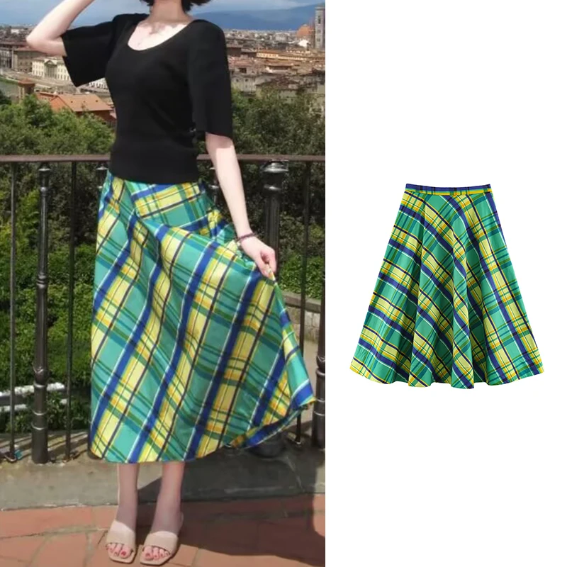Women's Skirts Summer 2026 New Slim Chic Youth Plaid High Waist Skirts Women's Summer Fashion Travel Holiday Street Skirts
Women's Skirts Summer 2026 New Slim Chic Youth Plaid High Waist Skirts Women's Summer Fashion Travel Holiday Street Skirts