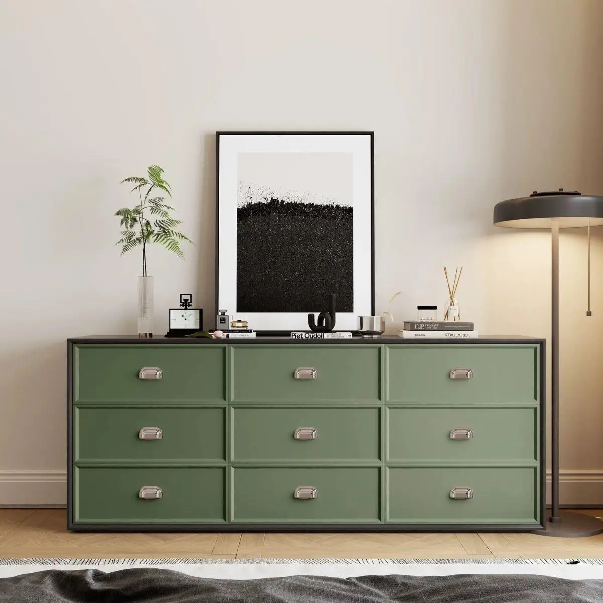 PYJ Dopamine Color Nine-Drawer Cabinet for Living Room Storage Cabinet, Large Capacity Solid Wood Drawer Storage Cabinet
PYJ Dopamine Color Nine-Drawer Cabinet for Living Room Storage Cabinet, Large Capacity Solid Wood Drawer Storage Cabinet