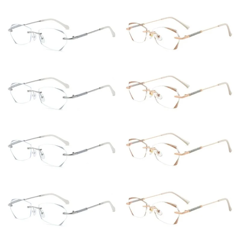 8 шт. от +100 до +400 модные молодые безрамные очки для чтения женские анти-синий свет с бриллиантами очки для дальнозоркости для женщин
8 шт. от +100 до +400 модные молодые безрамные очки для чтения женские анти-синий свет с бриллиантами очки для дальнозоркости для женщин
