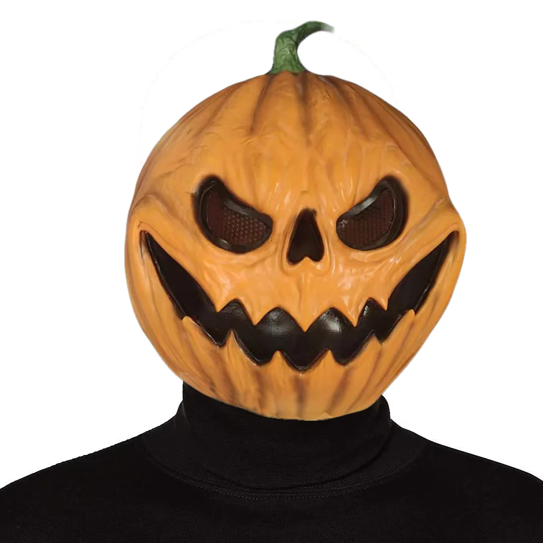 Halloween Horror Pumpkin Mask Full Face Head Dance party cosplay Pumpkin Head Latex mask Ghost Festival horror costume prop
Halloween Horror Pumpkin Mask Full Face Head Dance party cosplay Pumpkin Head Latex mask Ghost Festival horror costume prop