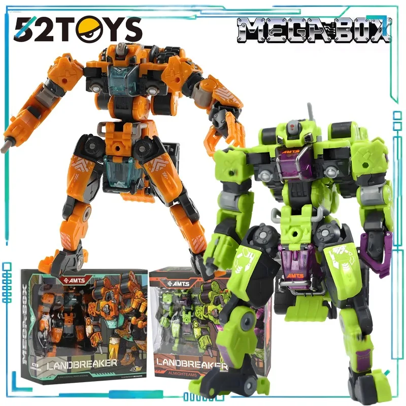 52TOYS Genuine MEGABOX Series All Rounder Team AMTS LANDBREAKER MB-12 and LANDBREAKER ELITE MB-12DE Mech Products Boy's Gift
52TOYS Genuine MEGABOX Series All Rounder Team AMTS LANDBREAKER MB-12 and LANDBREAKER ELITE MB-12DE Mech Products Boy's Gift