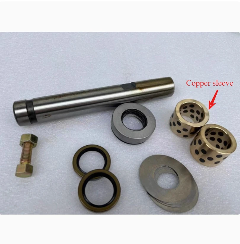 Main Pin Vertical Shaft King Pin Repair Kit Copper sleeve 43232-26600-71 7F 8F for Toyota Forklift 1-3.5 Tons
Main Pin Vertical Shaft King Pin Repair Kit Copper sleeve 43232-26600-71 7F 8F for Toyota Forklift 1-3.5 Tons
