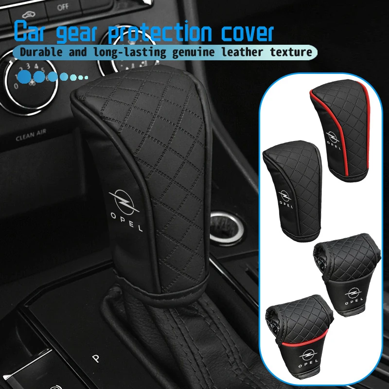 For Opel Car Styling Shift Handle Cover Leather Non-slip Automatic Gear Sheath Accessories OPC Astra J H G K Insignia Corsa D B
For Opel Car Styling Shift Handle Cover Leather Non-slip Automatic Gear Sheath Accessories OPC Astra J H G K Insignia Corsa D B