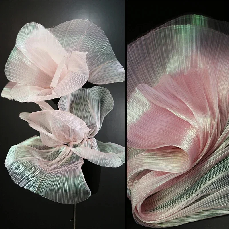 145CM Wide Soft Accordion Pleated Texture Fold Fabric Wedding Bouquet Decoration Stage Background Designer DIY Sewing Fabric
145CM Wide Soft Accordion Pleated Texture Fold Fabric Wedding Bouquet Decoration Stage Background Designer DIY Sewing Fabric