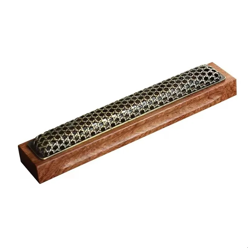 Rosewood Line Incense Burner Classical Sandalwood Coil Base Burning Incense Stick Holder Home Fragrance Table Centerpieces
Rosewood Line Incense Burner Classical Sandalwood Coil Base Burning Incense Stick Holder Home Fragrance Table Centerpieces