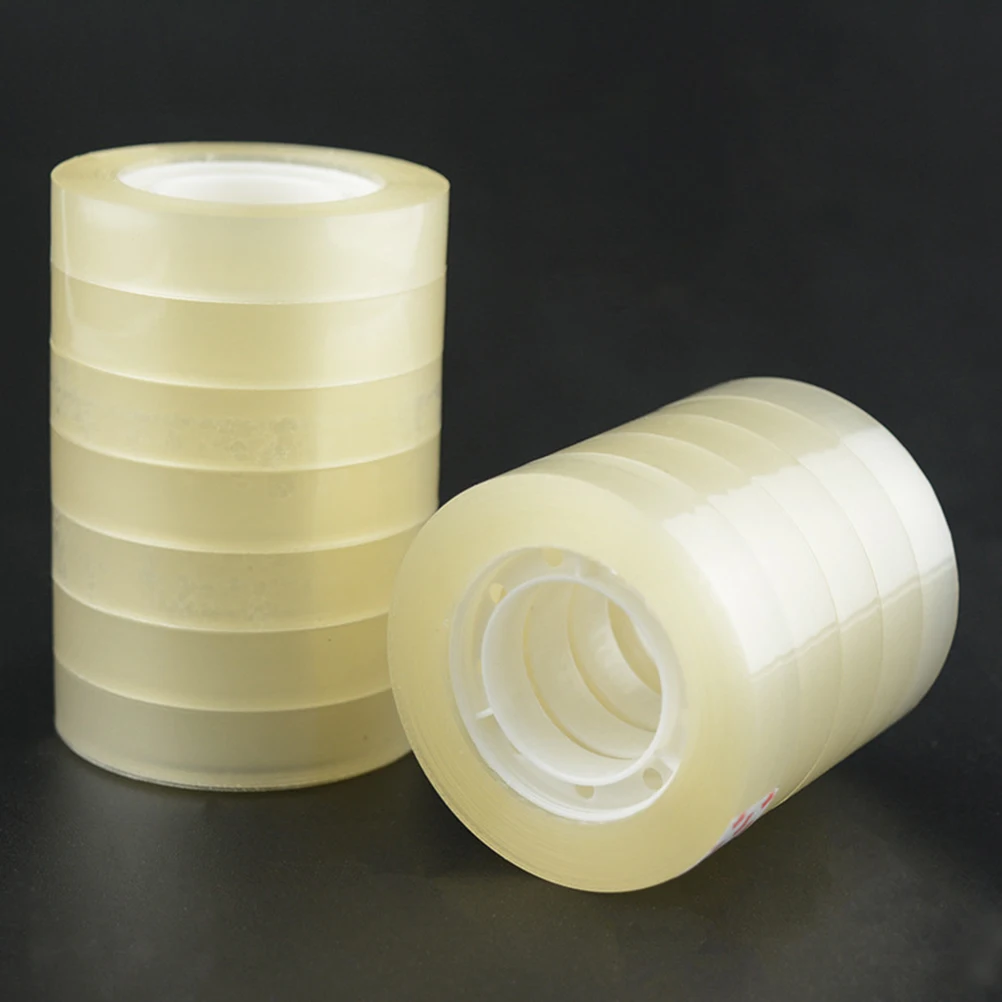 24pcs Stationery Tape Transparent BOPP Strong Adhesive Sealing Packaging Bonding Home Office Industrial Use for Commercial
24pcs Stationery Tape Transparent BOPP Strong Adhesive Sealing Packaging Bonding Home Office Industrial Use for Commercial