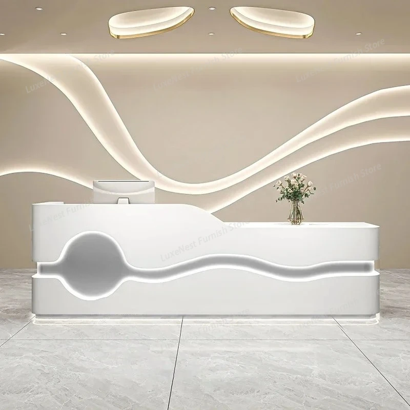 Salon Reception Desk Office Table Beauty Salon Bar Baking Paint Clothing Store Dance Front Desk Clinic Medical Beauty Reception
Salon Reception Desk Office Table Beauty Salon Bar Baking Paint Clothing Store Dance Front Desk Clinic Medical Beauty Reception